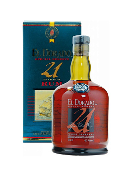 Ром "El Dorado" Special Reserve 21 Years Old - фото