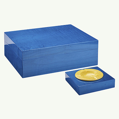 Набор сигарных аксессуаров Morici Roma Collection Veined Blue SET - фото
