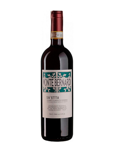 Вино Monte Bernardi, "Sa' Etta", Chianti Classico Riserva DOCG 0.75 л - фото