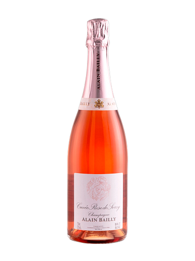 Alain Bailly Cuvee Rose de Serzy Brut Rose Champagn 0.75 л - фото