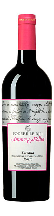 Вино Podere Le Ripi, "Amore e Follia" Toscana Rosso IGT