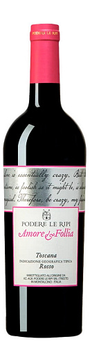 Вино Podere Le Ripi, "Amore e Follia" Toscana Rosso IGT 0.75 л - фото