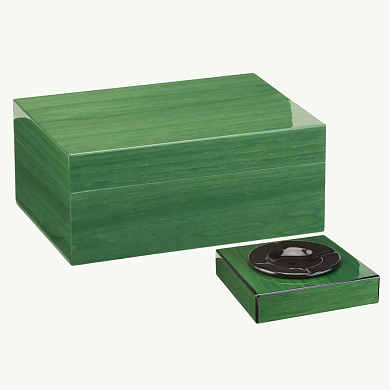 Набор сигарных аксессуаров Morici Roma Collection Veined Green SET - фото