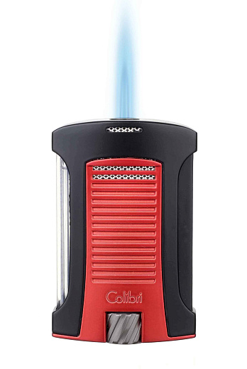 Зажигалка сигарная Colibri Daytona, черно-красная LI770T12 - цена
