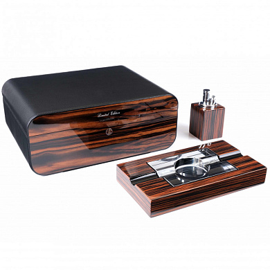 Набор сигарных аксессуаров Gentili SET-SV75-Black - фото
