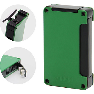 Adorini Jet Lighter Green с пробойником