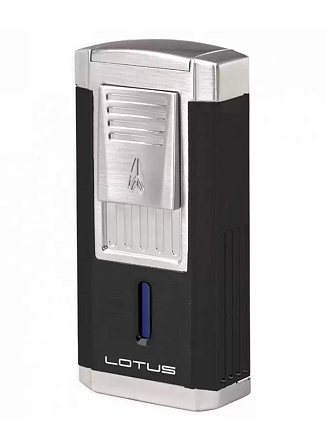 Зажигалка Lotus Duke Cigar Black Matte & Chrome Satin 6010