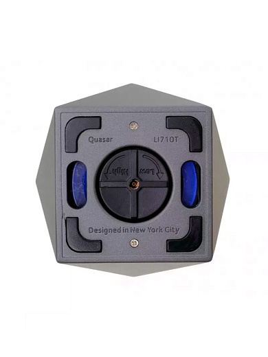Зажигалка настольная Colibri Quasar, тройное турбопламя, Оружейная сталь LI710T3 - описание