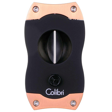 Гильотина Colibri V-cut, черная-розовое золото CU300T6 - фото