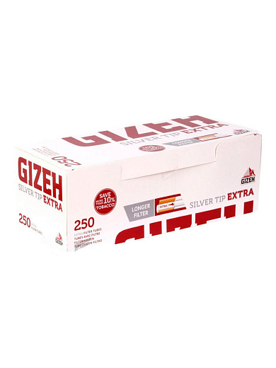 Сигаретные гильзы Gizeh Silver Tip (250 шт) - фото
