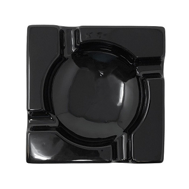 Пепельница Aficionado на 4 сигары Ceramic Black - фото