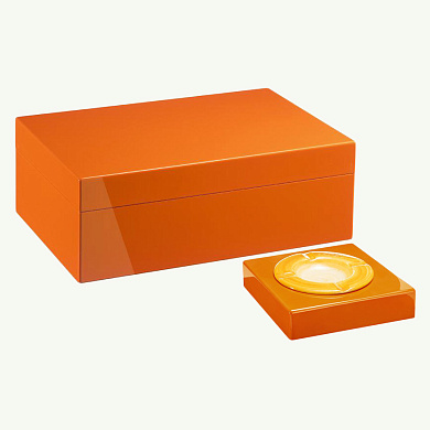 Набор сигарных аксессуаров Morici Roma Collection Orange SET - фото
