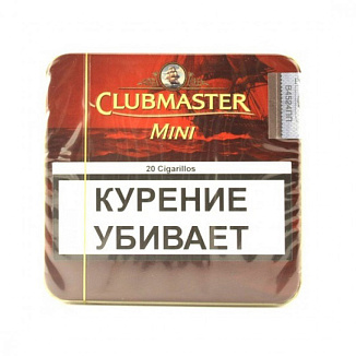 Сигариллы Clubmaster Mini Red (Vanil) Filter 20 шт