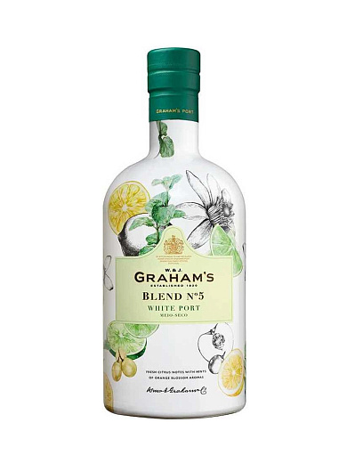 Портвейн Graham's, "Blend №5" White Port 50ml 50 мл - фото