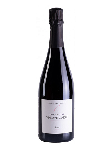 Игристое вино Vincent Carre, "1er Cru Trépail" Rose Extra Brut 0.75 л - фото