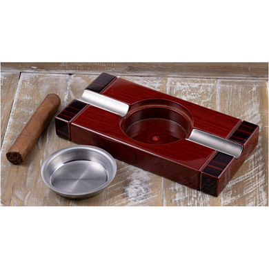 Пепельница Aficionado на 2 сигары Cherry Wood - отзывы