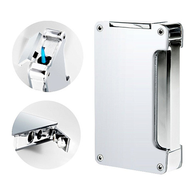 Adorini Jet Lighter White с пробойником - фото