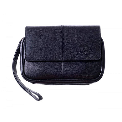 Сумка P&A для 3 трубок и табака, натуральная кожа, подарочная упаковка 413-Black - отзывы