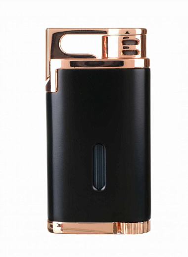 Зажигалка сигарная Colibri Belmont, черно-розовое золото - описание