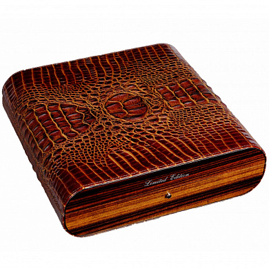 Хьюмидор Gentili SV20-LE-Croco-brown - фото
