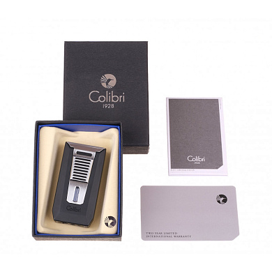 Зажигалка сигарная Colibri Slide (двойное пламя) LI850T11 -