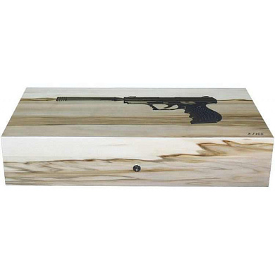 Хьюмидор Elie Bleu Gun Red Gum bi-metal - фото