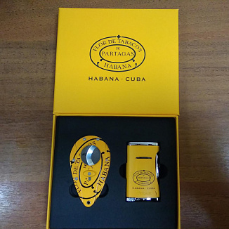 Подарочный комплект PARTAGAS, гильотина и зажигалка
