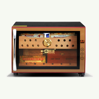 Электронный шкаф Cigar Cabinet JC-23 (испанский кедр) (уцененный товар)