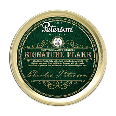 Трубочный табак Peterson Signature Flake - фото