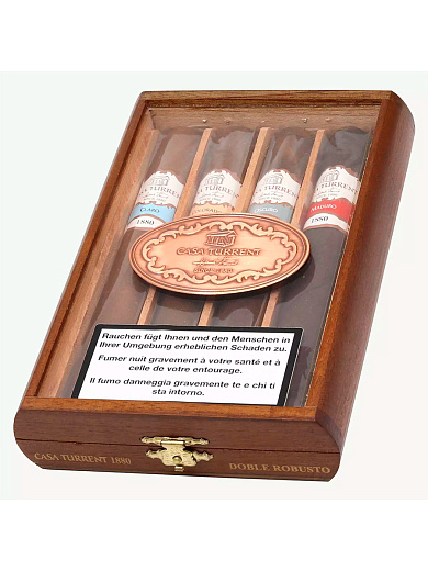 Набор сигар Casa Turrent 1880 Double Robusto SET of 4 cigars - фото