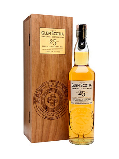 Виски Glen Scotia, 25 Years Old 0.7 л - фото